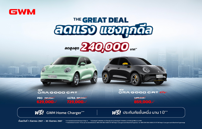 รับส่วนลดมูลค่า 240,000 บาท* พร้อมรับดอกเบี้ย 1.95%** 